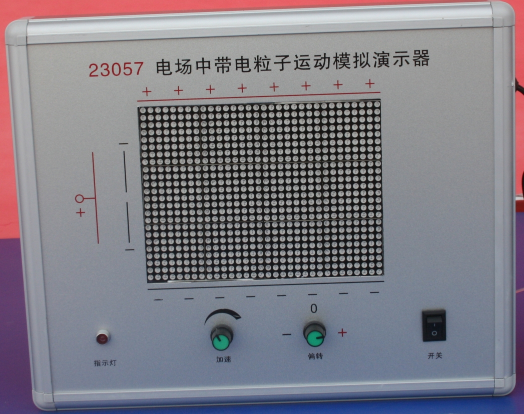 電場中帶電粒子模擬演示器